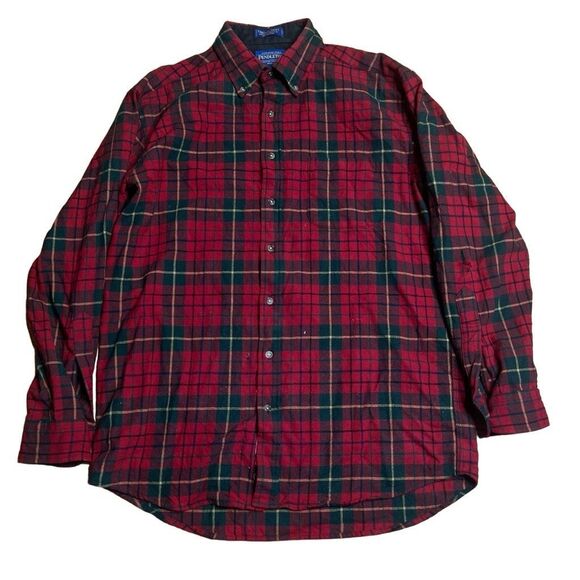 4 Item Pendleton Flannel Shirt Bundle Mens Large - Picture 2 of 9